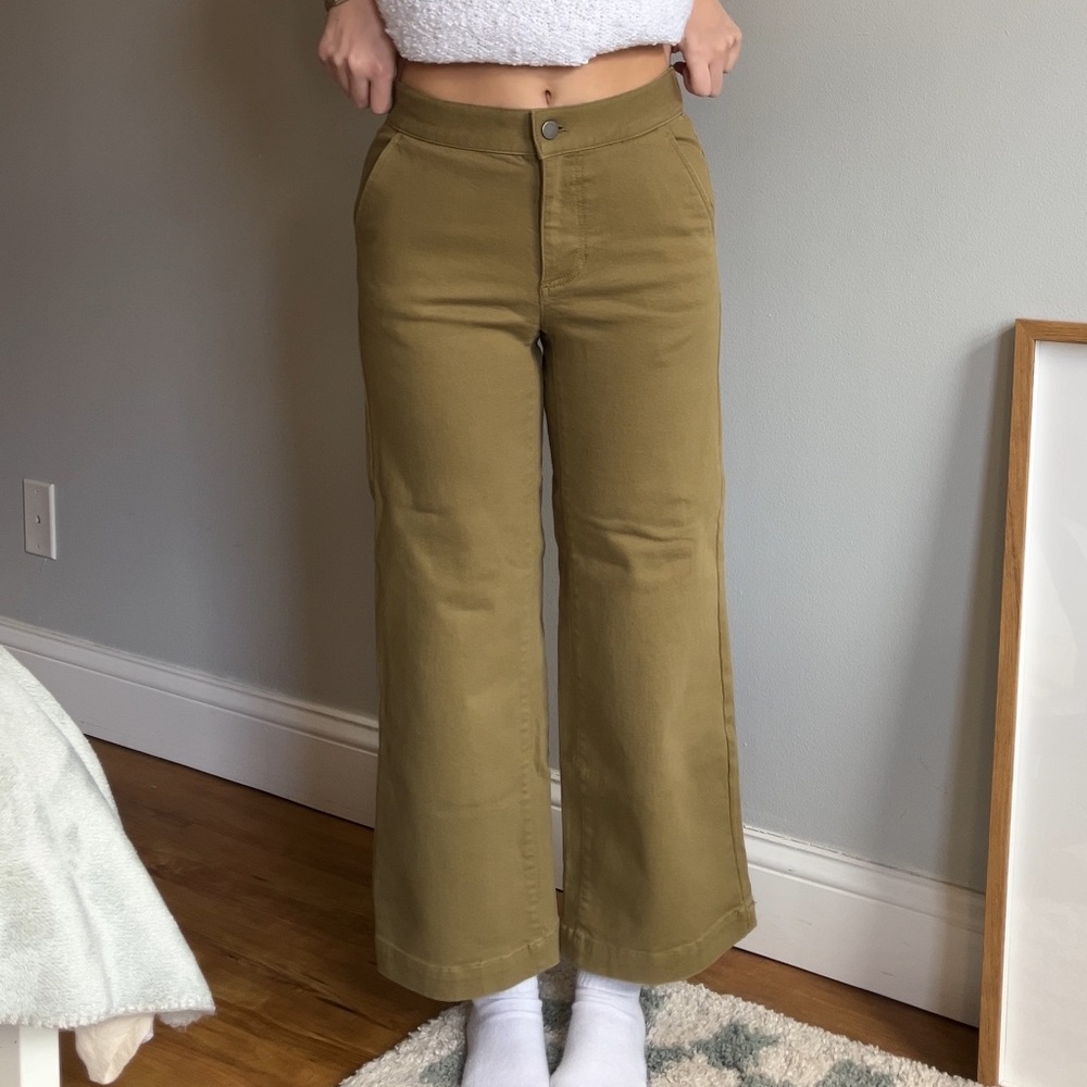 Oak + Fort wide leg pants